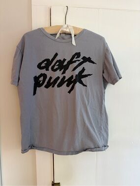 Daft Punk Gray Short Sleeve Tee